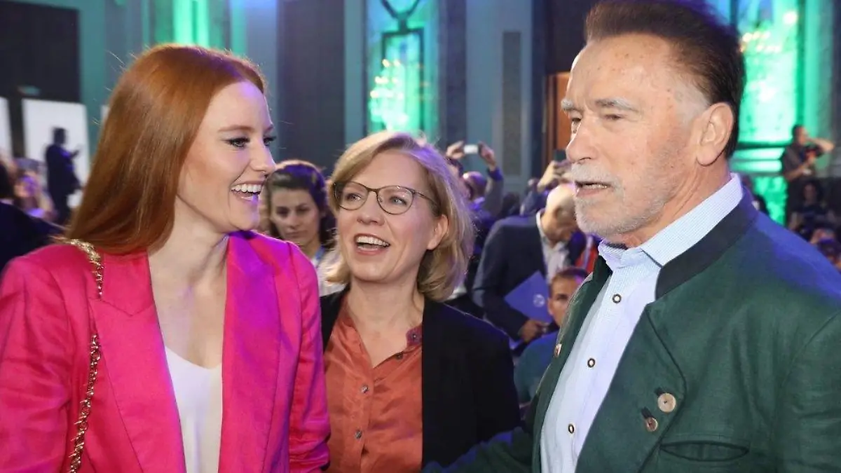 Klimakonferenz in Wien: Arnold Schwarzenegger trifft auf Barbara Meier