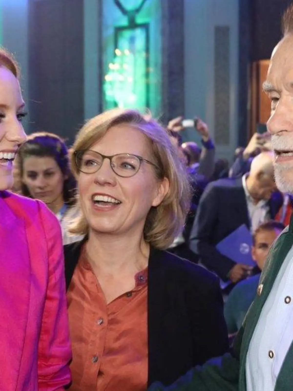 Klimakonferenz in Wien: Arnold Schwarzenegger trifft auf Barbara Meier
