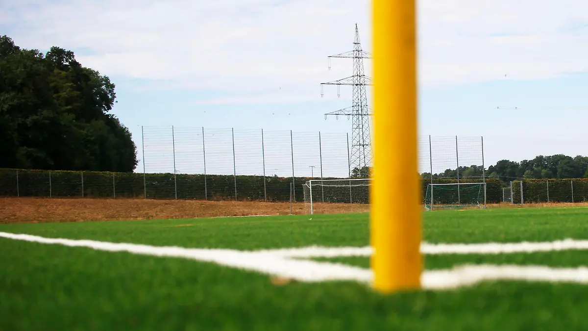 Soccer Field A Soccer Field with artificial Turf LicenseRF 19012438 Copyright: xZoonar.com/MarcxSchmerbeckx 19012438