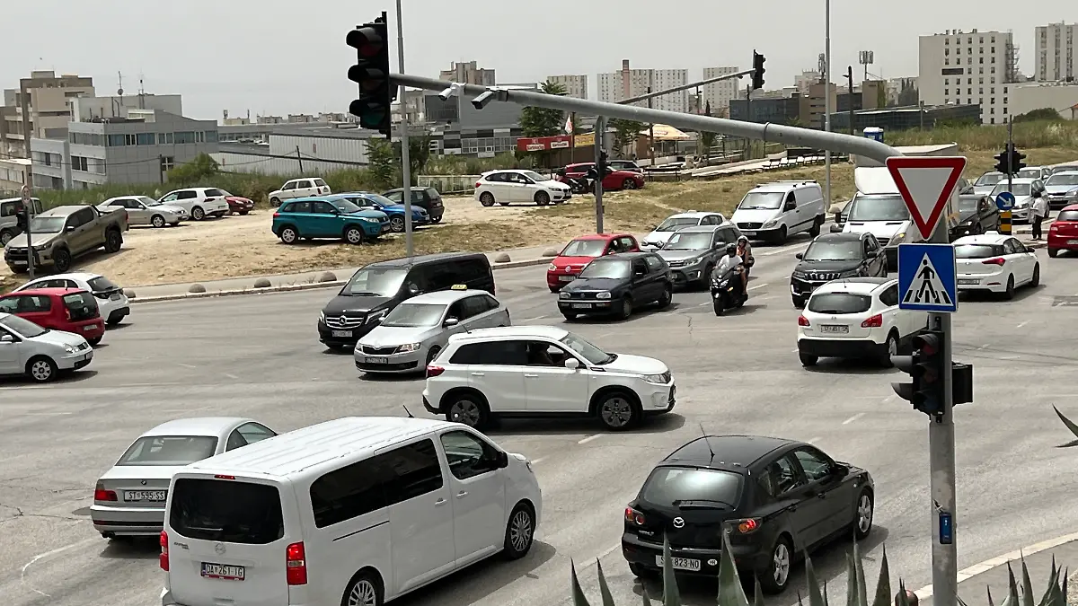 Im kroatische Split funktionierten viele Ampeln nicht, was in der ganzen Stadt zu einem Verkehrschaos führte.