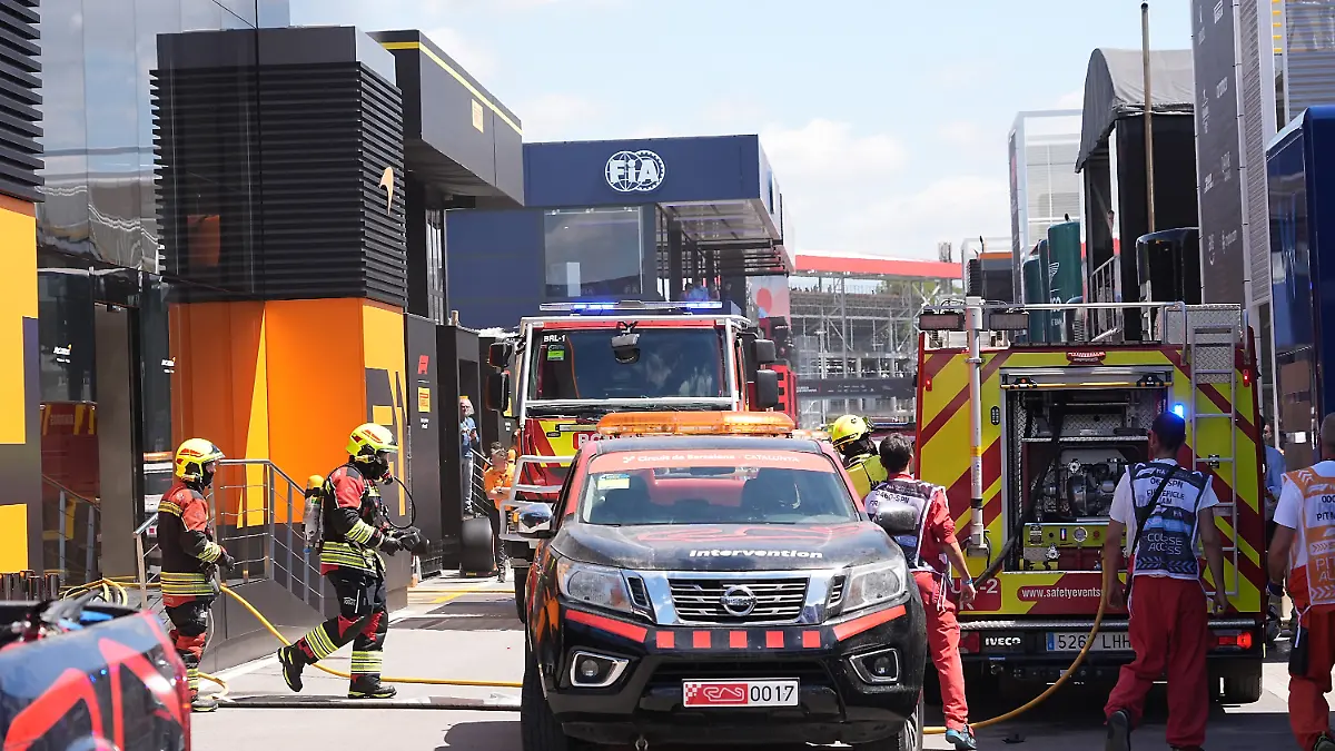 Feueralarm in der Formel 1!