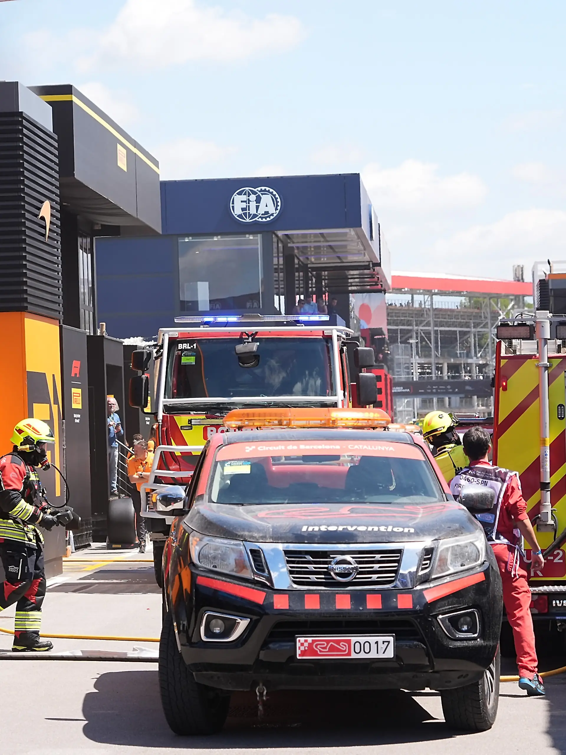 Feueralarm in der Formel 1!