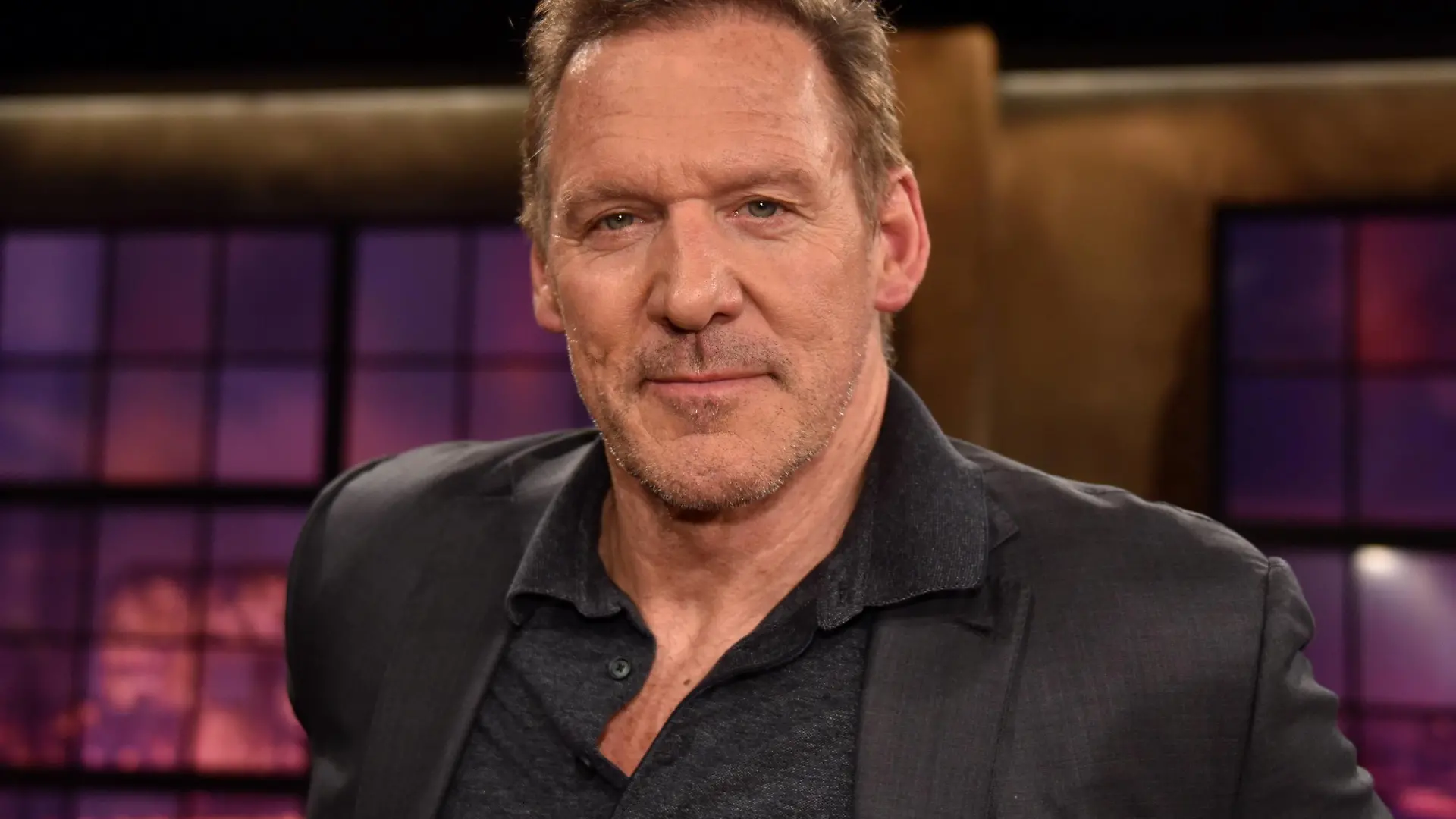 Der Schauspieler Ralf Moeller zu Gast in der WDR Talkshow Kölner Treff am 05.04.2019 in Köln. *** The actor Ralf Moeller as guest on the WDR talk show Kölner Treff on 05 04 2019 in Cologne  