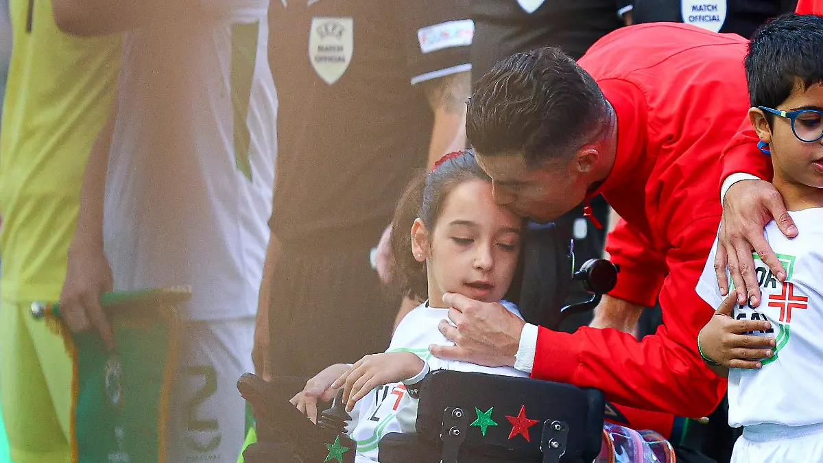 Bewegende Szene bezaubert die Fußballwelt Cristiano Ronaldo