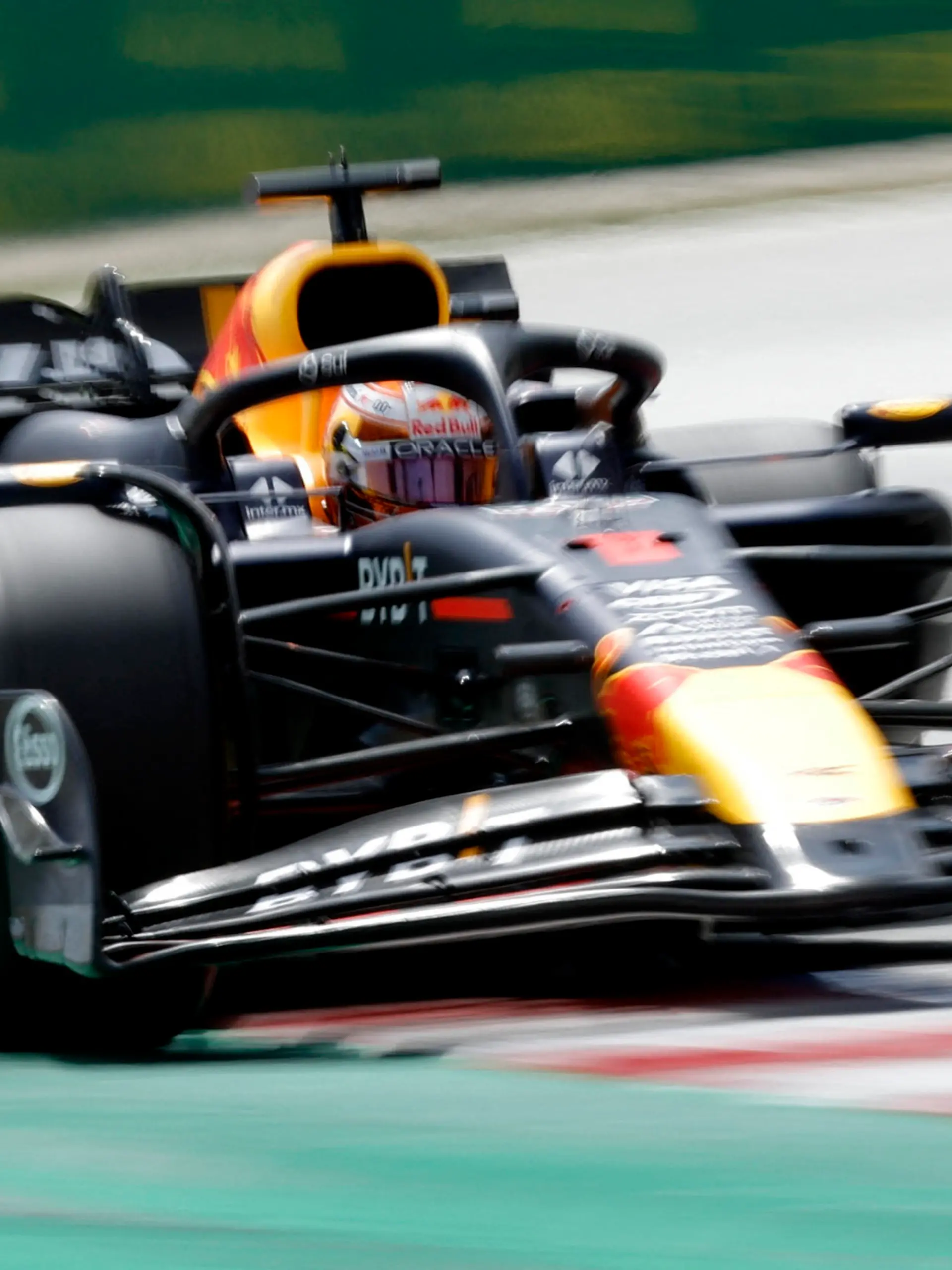 Formula One F1 - Spanish Grand Prix - Circuit de Barcelona-Catalunya, Barcelona, Spain - June 23, 2024 Red Bull's Max Verstappen in action during the race REUTERS/Albert Gea