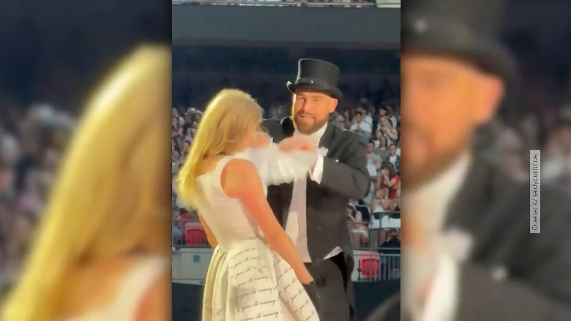 Plötzlich ist ER Teil der Taylor-Swift-Show Vor 88.000 Menschen im Londoner Wembley-Stadion