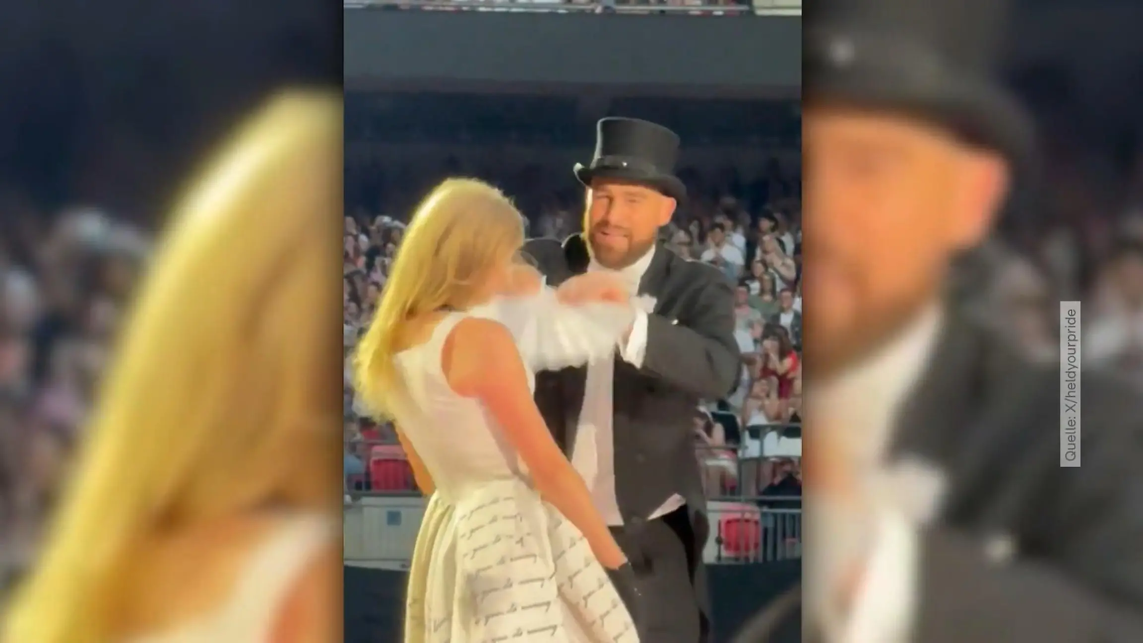 Plötzlich ist ER Teil der Taylor-Swift-Show Vor 88.000 Menschen im Londoner Wembley-Stadion