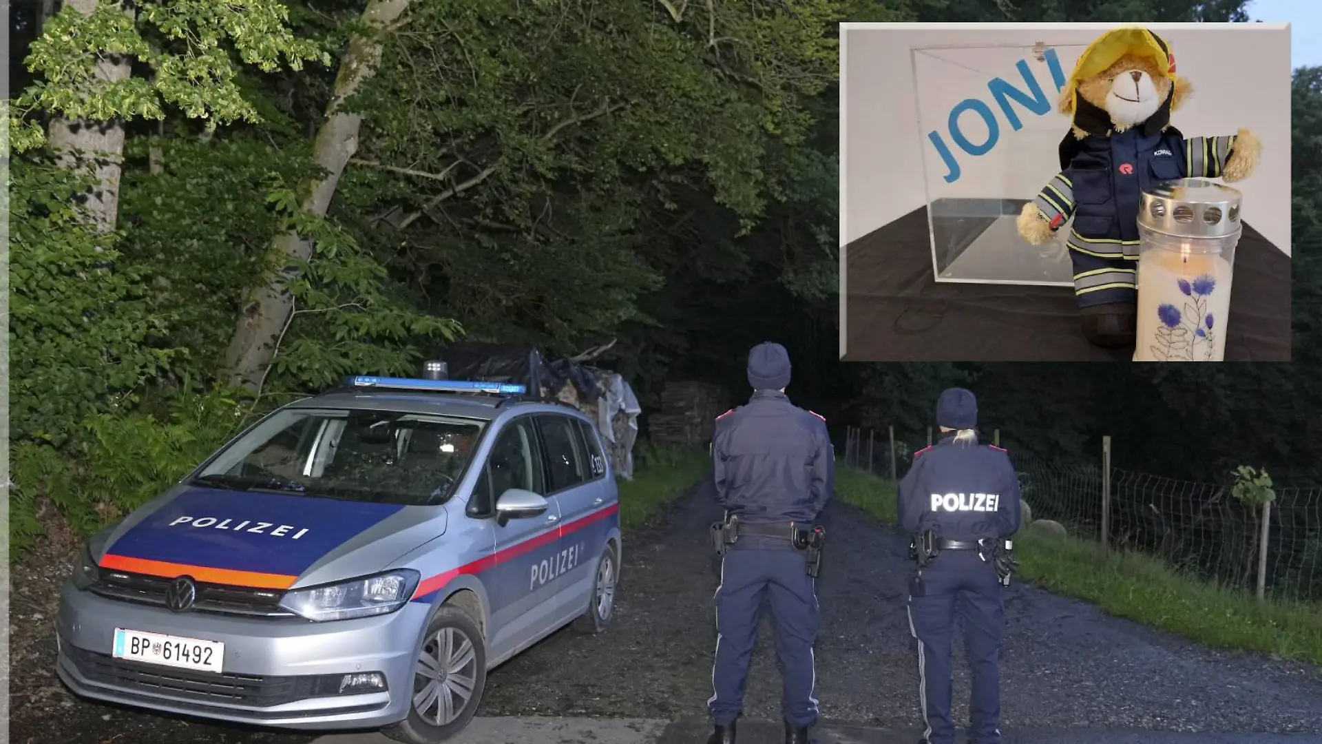 Die Freiwillige Feuerwehr Krumegg sammelt Spenden für Jonathans Beerdigung.