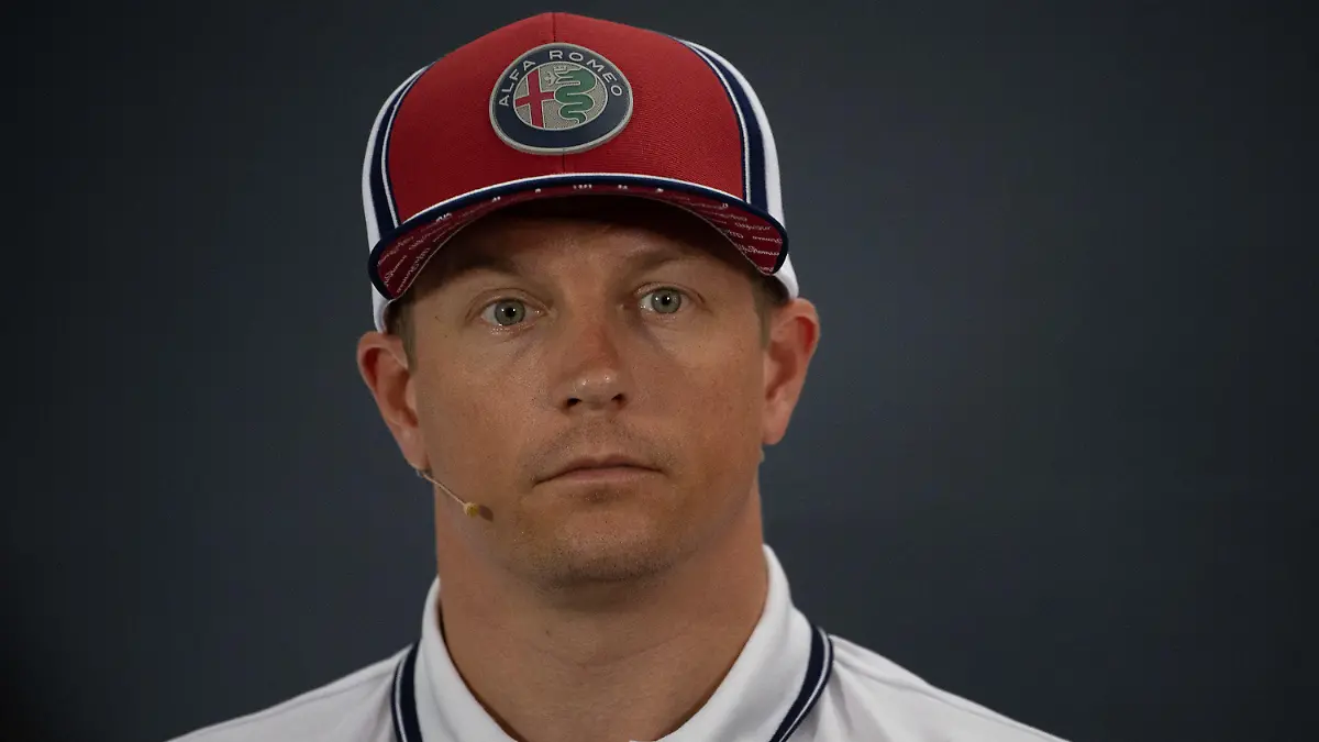 ARCHIV - 25.07.2019, Baden-Württemberg, Hockenheim: Motorsport: Formel-1-Weltmeisterschaft, Grand Prix von Deutschland. Kimi Räikkönen aus Finnland vom Team Alfa Romeo Sauber F1 nimmt an einer Pressekonferenz teil. (zu "Ex-Weltmeister Räikkönen beendet Formel-1-Karriere nach dieser Saison") Foto: Sebastian Gollnow/dpa +++ dpa-Bildfunk +++