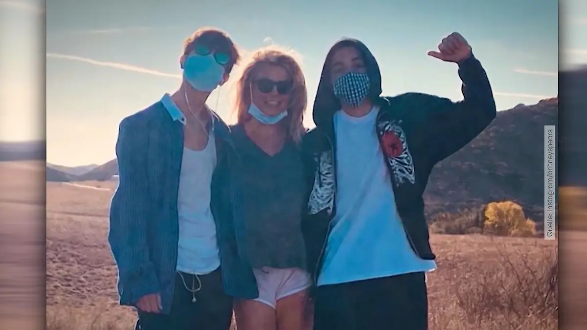 Britney Spears soll sich mit ihren Söhnen vertragen haben Nach langer Funkstille
