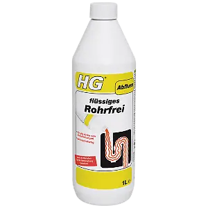 HG flüssiges Rohrfrei gegen Abflussverstopfungen