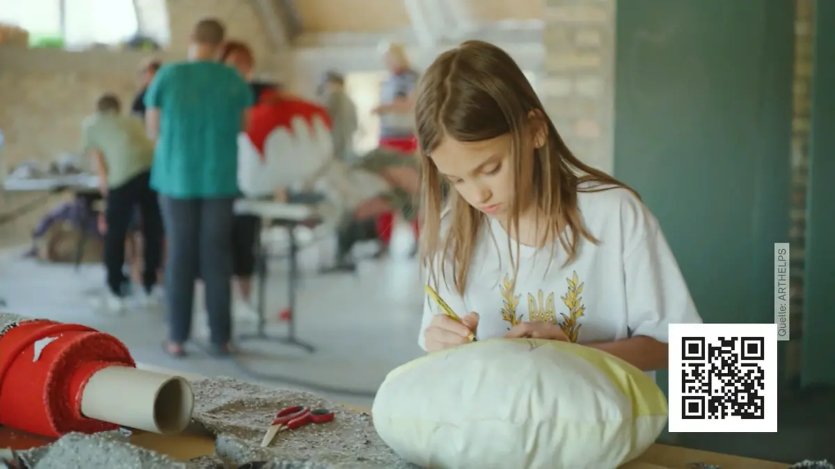 Ein Kreativraum für Kinder in der Ukraine Update: "Die gute Minute"