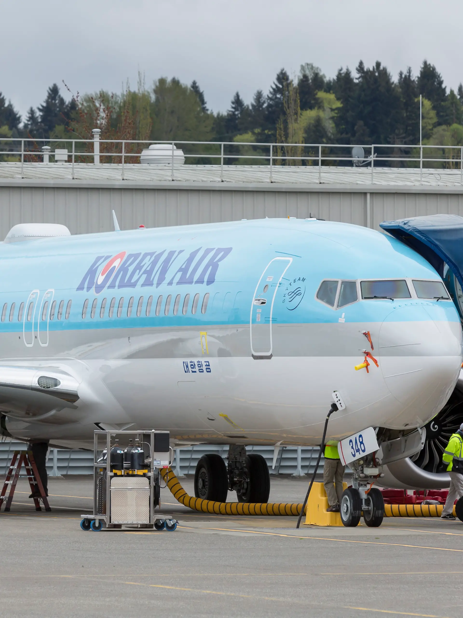 Eine Boeing 737 Max der Korean Air (Symbolbild)