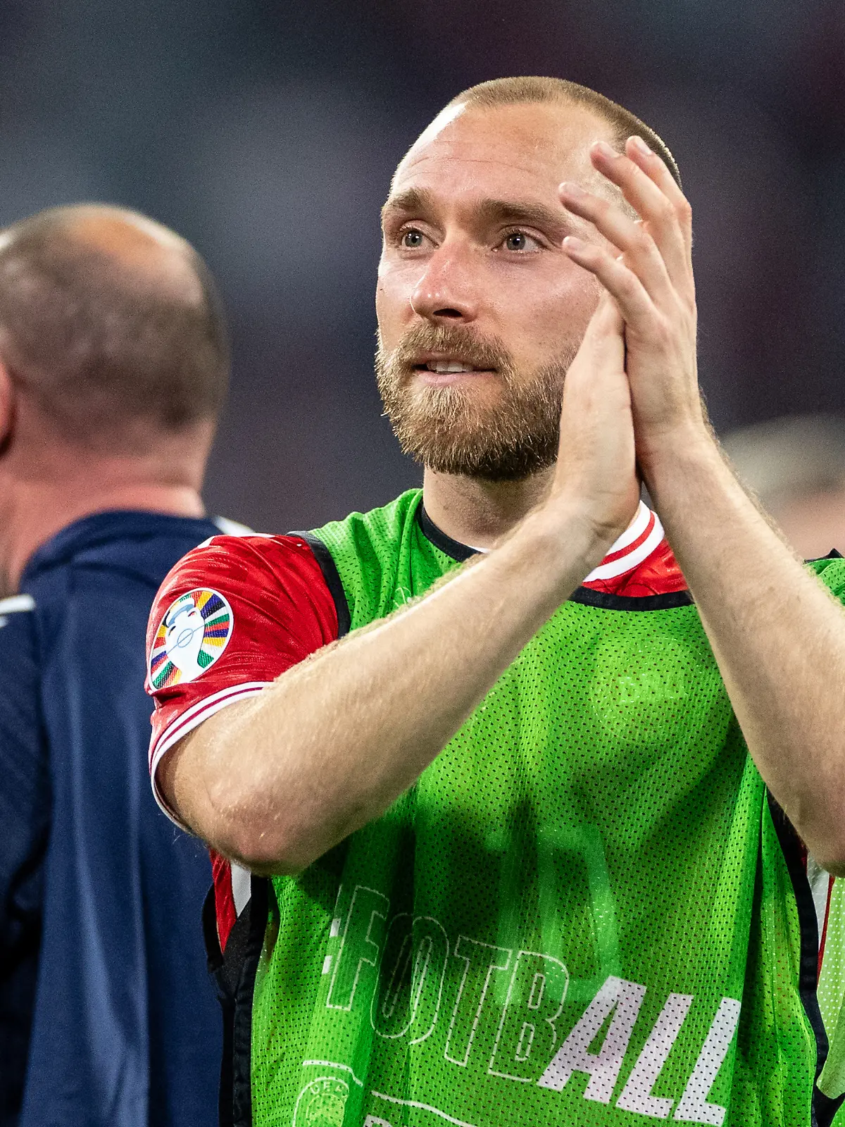 Christian Eriksen (Dänemark, 10) nach dem Spielende. UEFA EURO 2024: Dänemark - Serbien