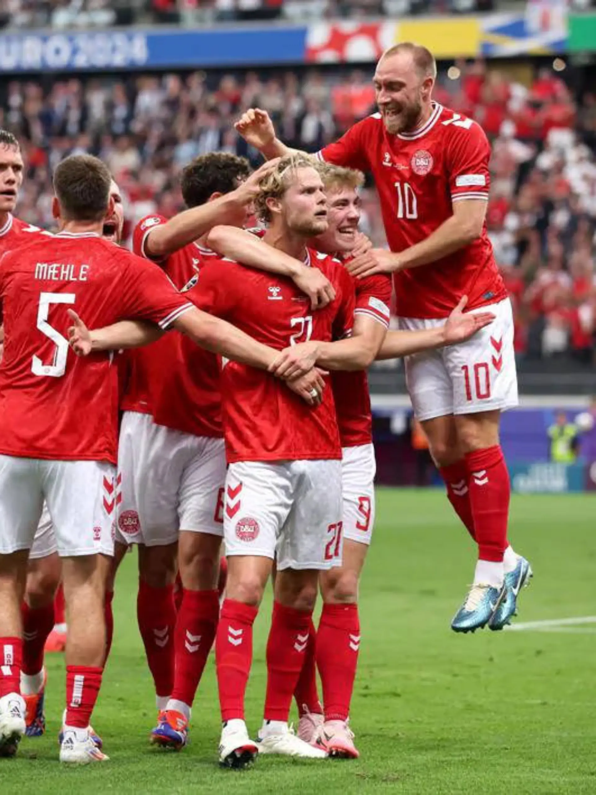 Dänemark will auch nach dem EM-Achtelfinale gegen Deutschland jubeln.