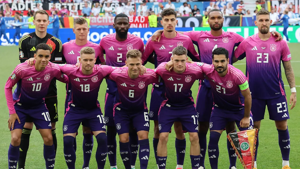 Startelf Deutsche Nationalmannschaft , Vorrundenspiel M14, GER - HUN, Gruppe A, Fussball Europameisterschaft, Deutschland gegen Ungarn, Stuttgart, 19.06.2024