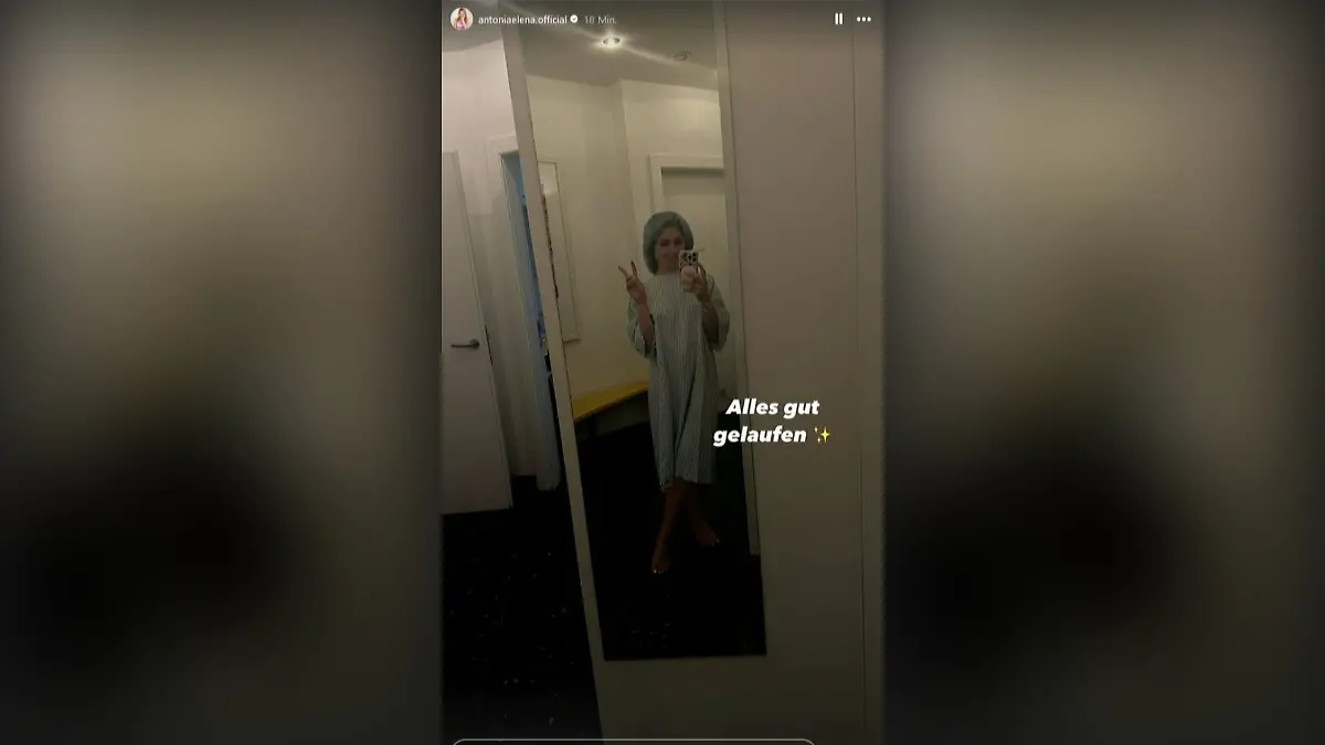 Antonia Elena aus dem Krankenhaus