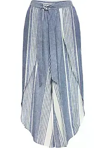 Palazzo-Hose gestreift