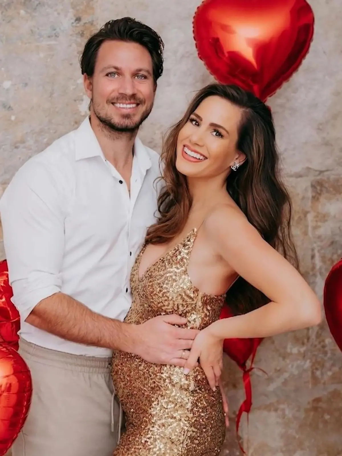Bild zu: "Sebastian und Angelina Pannek verraten Babygeschlecht"
