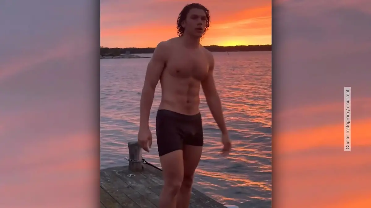 Elias Becker macht einen auf Bond Boy Boris-Becker-Spross total sexy