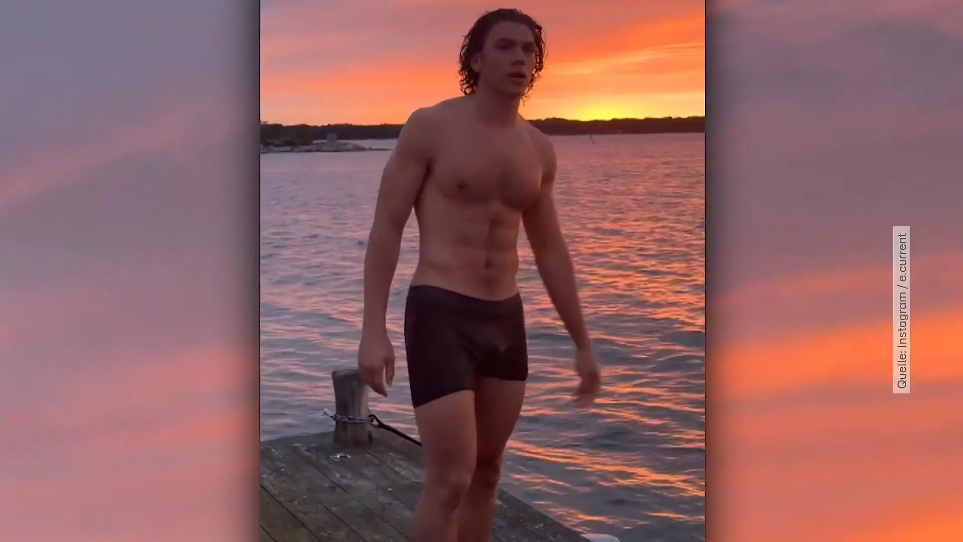 Elias Becker macht einen auf Bond Boy Boris-Becker-Spross total sexy