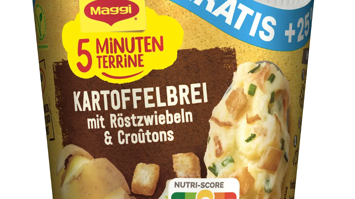 MAGGI_5MT_Kartoffelbrei mit Röstzwiebeln / Weiterer Text über ots und www.presseportal.de/nr/34093 / Die Verwendung dieses Bildes ist für redaktionelle Zwecke unter Beachtung ggf. genannter Nutzungsbedingungen honorarfrei. Veröffentlichung bitte mit Bildrechte-Hinweis.