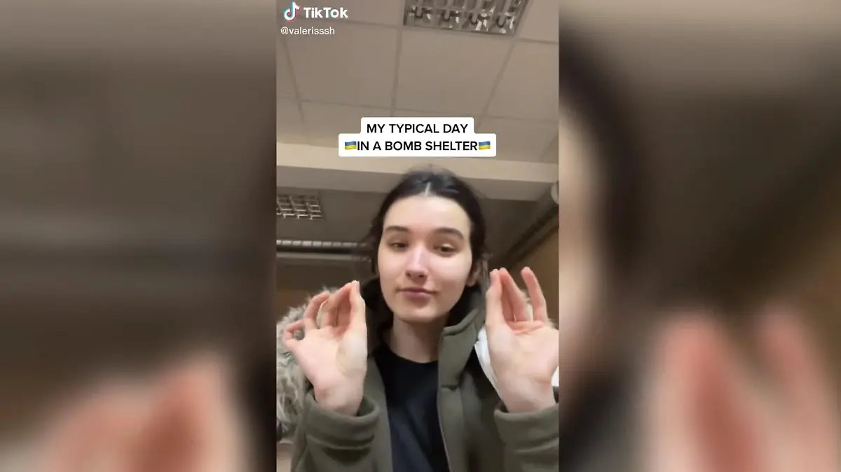 Dieses Video von Valeria Shashenok wurde auf TikTok fast 50 Millionen Mal angeklickt.