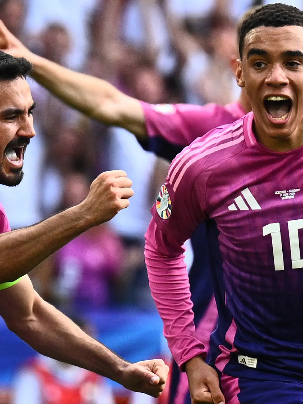 Ilkay Gündogan und Jamal Musiala beim Vorrundenspiel gegen Ungarn