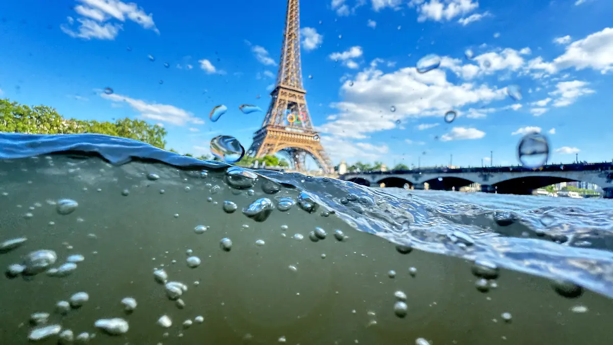 Das Wasser der Seine ist vor den Olympischen Spielen in Paris 2024 zu verschmutzt.