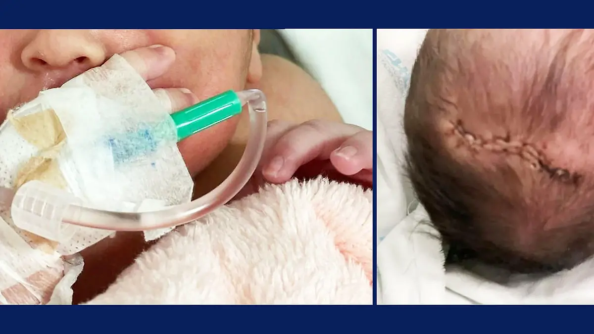 Baby Olivia im Krankenhaus