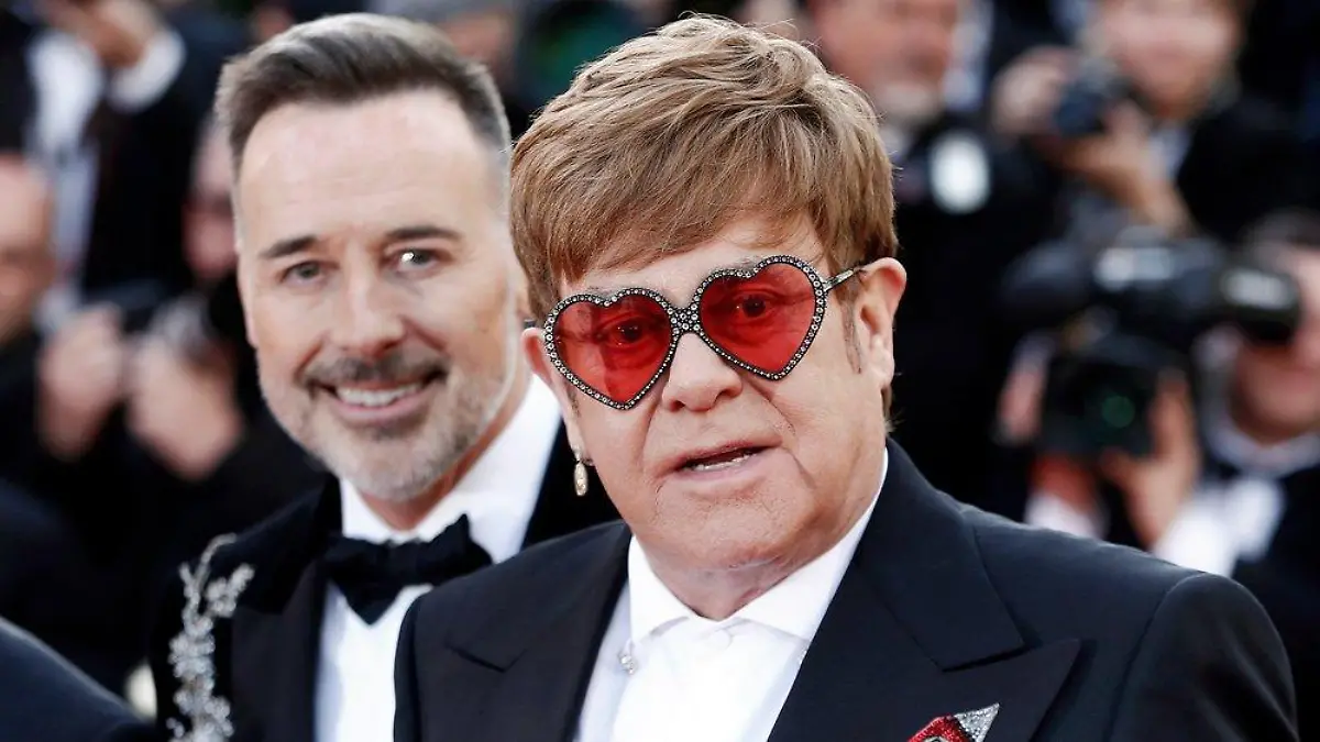 Elton John (r.) und sein Göttergatte David Furnish
