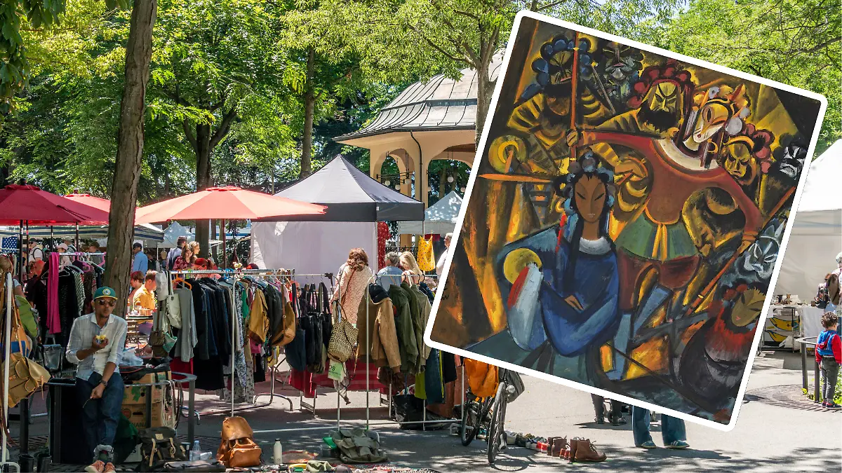 Auf einem Flohmarkt in Zürich fand ein Kunst-Liebhaber dieses Bild, das ihm später einen ordentlichen Gewinn einbrachte