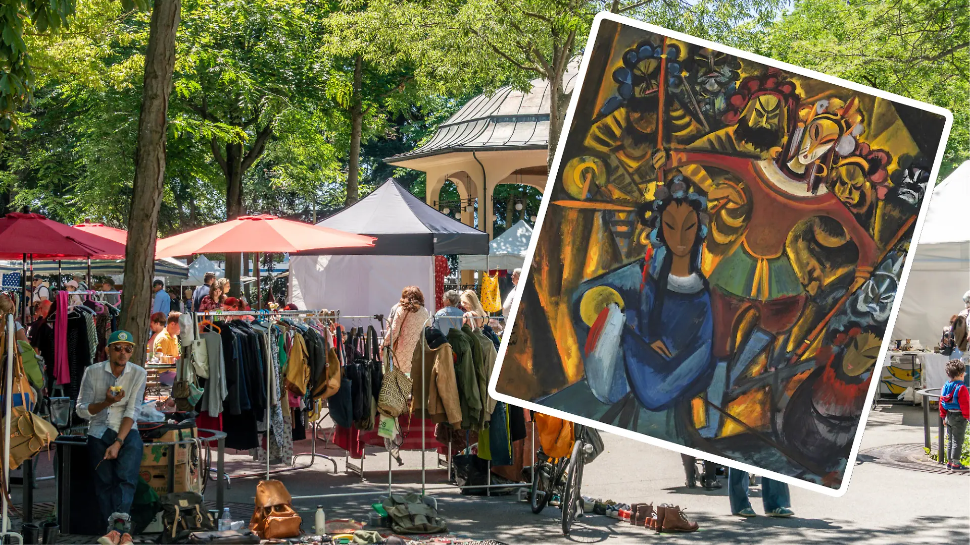 Auf einem Flohmarkt in Zürich fand ein Kunst-Liebhaber dieses Bild, das ihm später einen ordentlichen Gewinn einbrachte