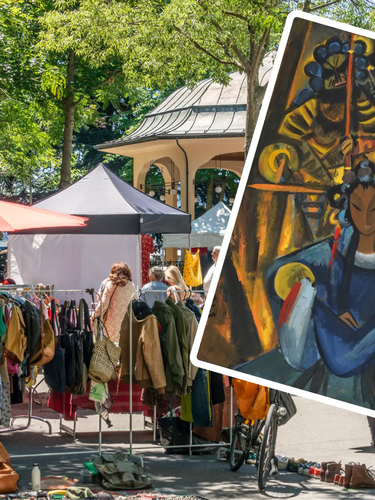 Auf einem Flohmarkt in Zürich fand ein Kunst-Liebhaber dieses Bild, das ihm später einen ordentlichen Gewinn einbrachte