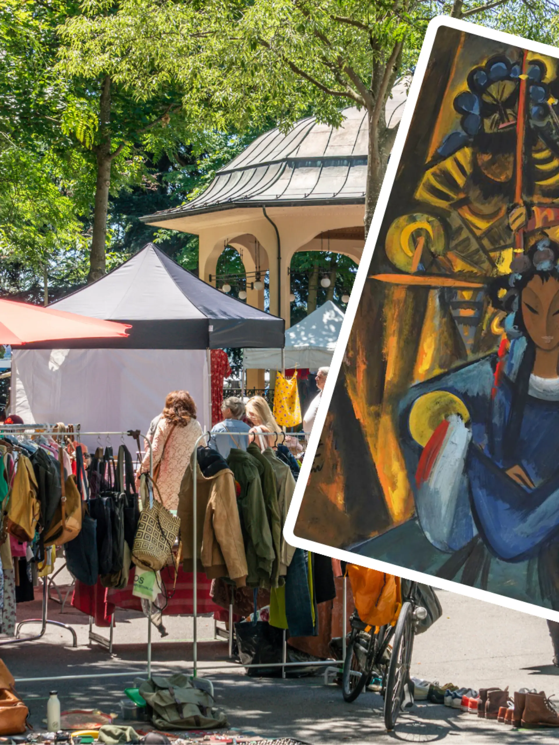 Auf einem Flohmarkt in Zürich fand ein Kunst-Liebhaber dieses Bild, das ihm später einen ordentlichen Gewinn einbrachte