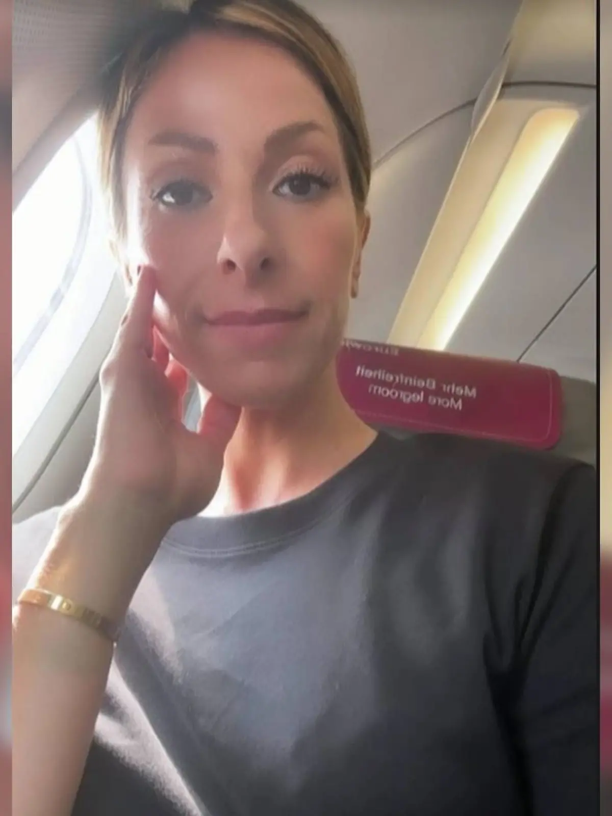 Ein Kurzstreckenflug wurde für Gülcan Kamps zum Horror-Erlebnis.