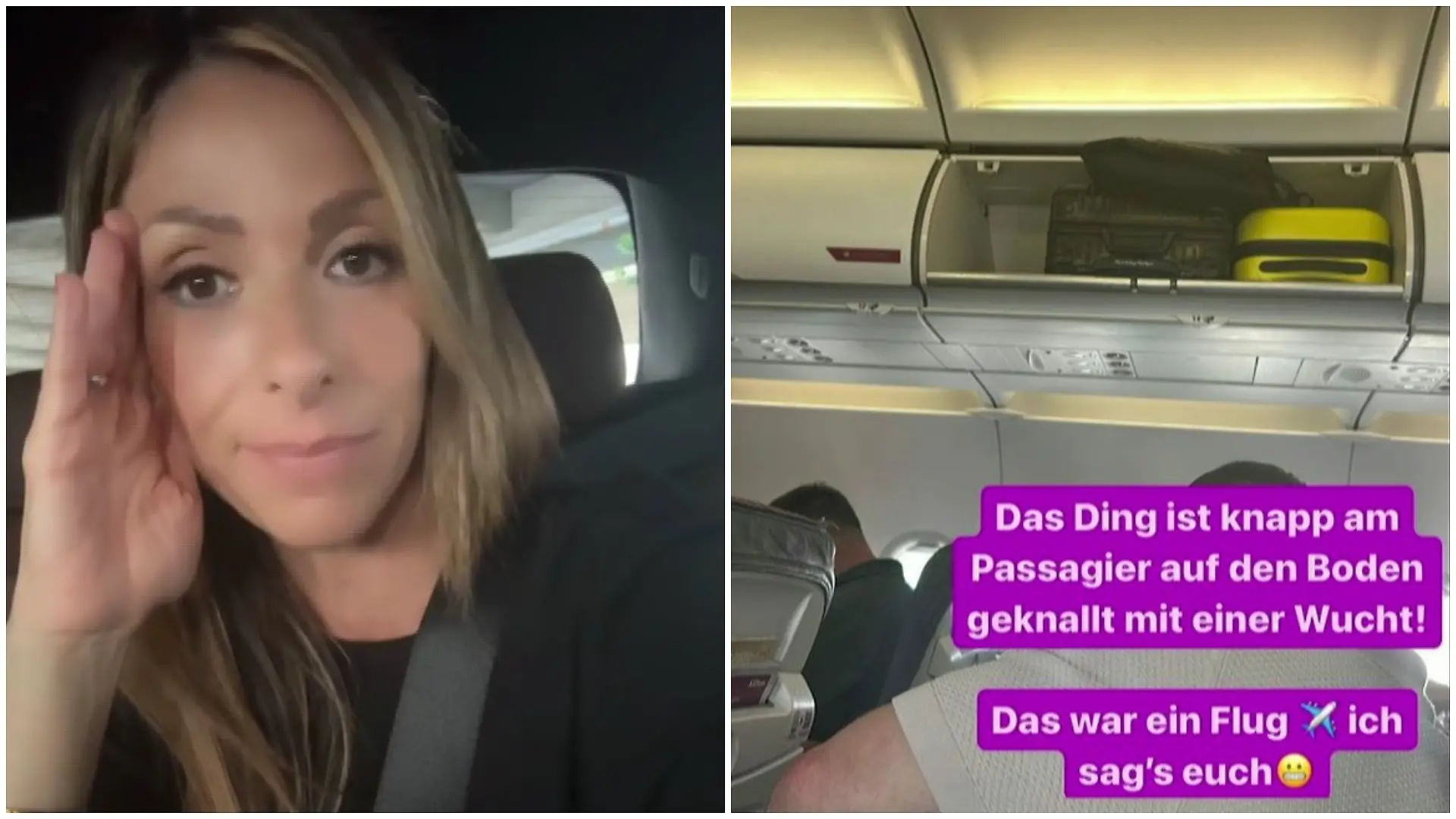 In ihrer Instagram-Story berichtet Gülcan aufgebracht von ihren Erlebnissen an Bord.