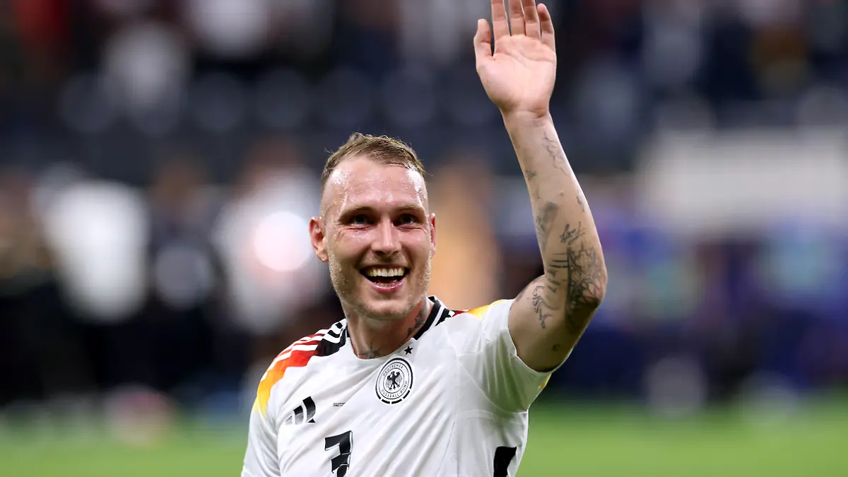 David Raum beim EM-Spiel gegen die Schweiz in Frankfurt