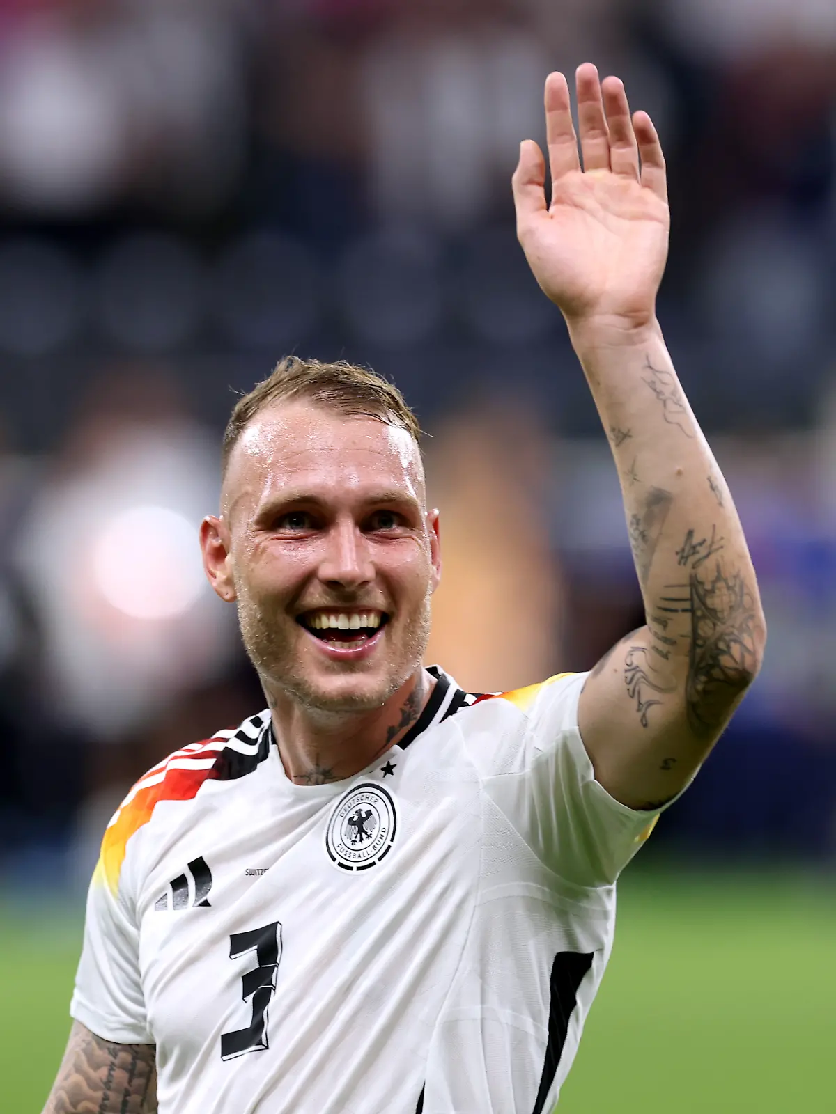 David Raum beim EM-Spiel gegen die Schweiz in Frankfurt