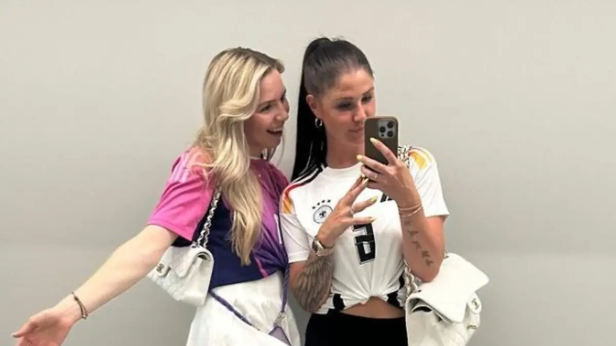 Anika Neuer und Lina Kimmich sind bereit fürs Achtelfinale gegen Dänemark.