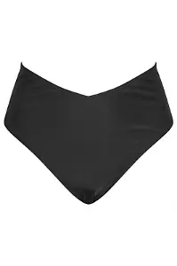 Bikinihose in Schwarz mit V-Schnitt