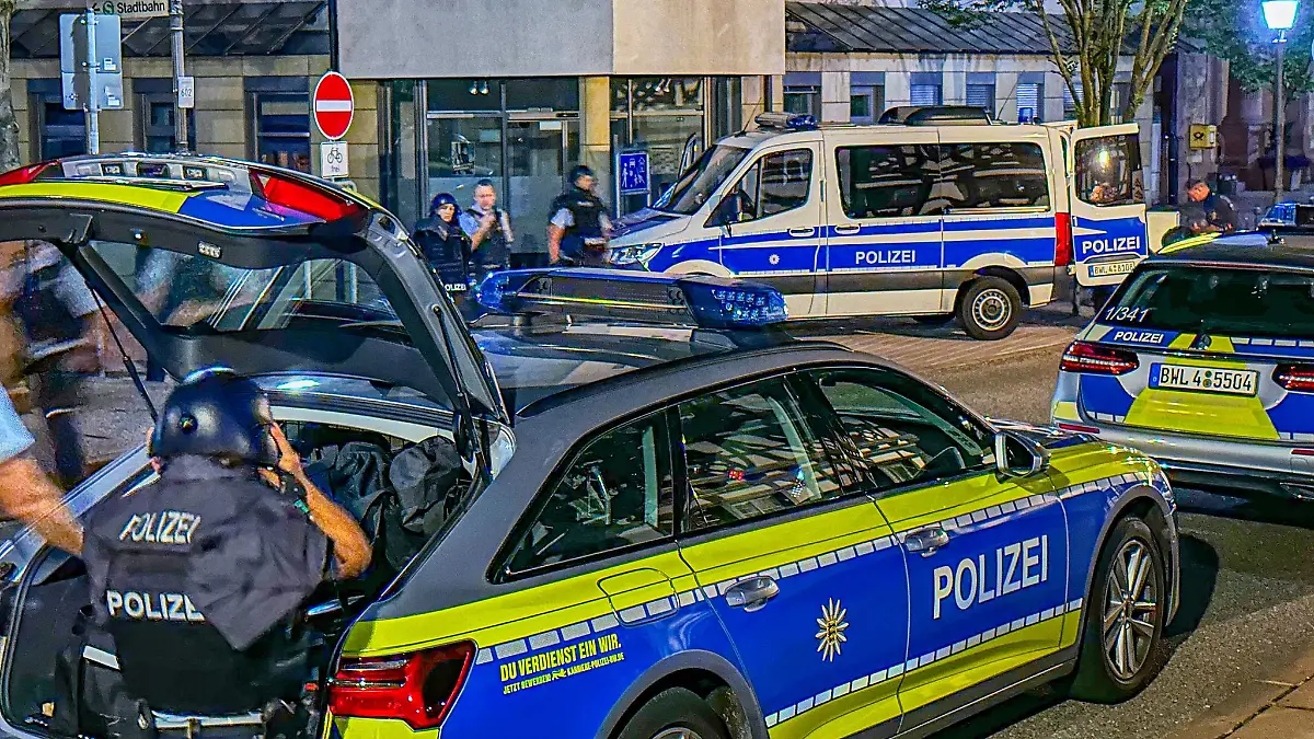 In Weingarten gibt es einen größeren Polizeieinsatz mit einem Hubschrauber.