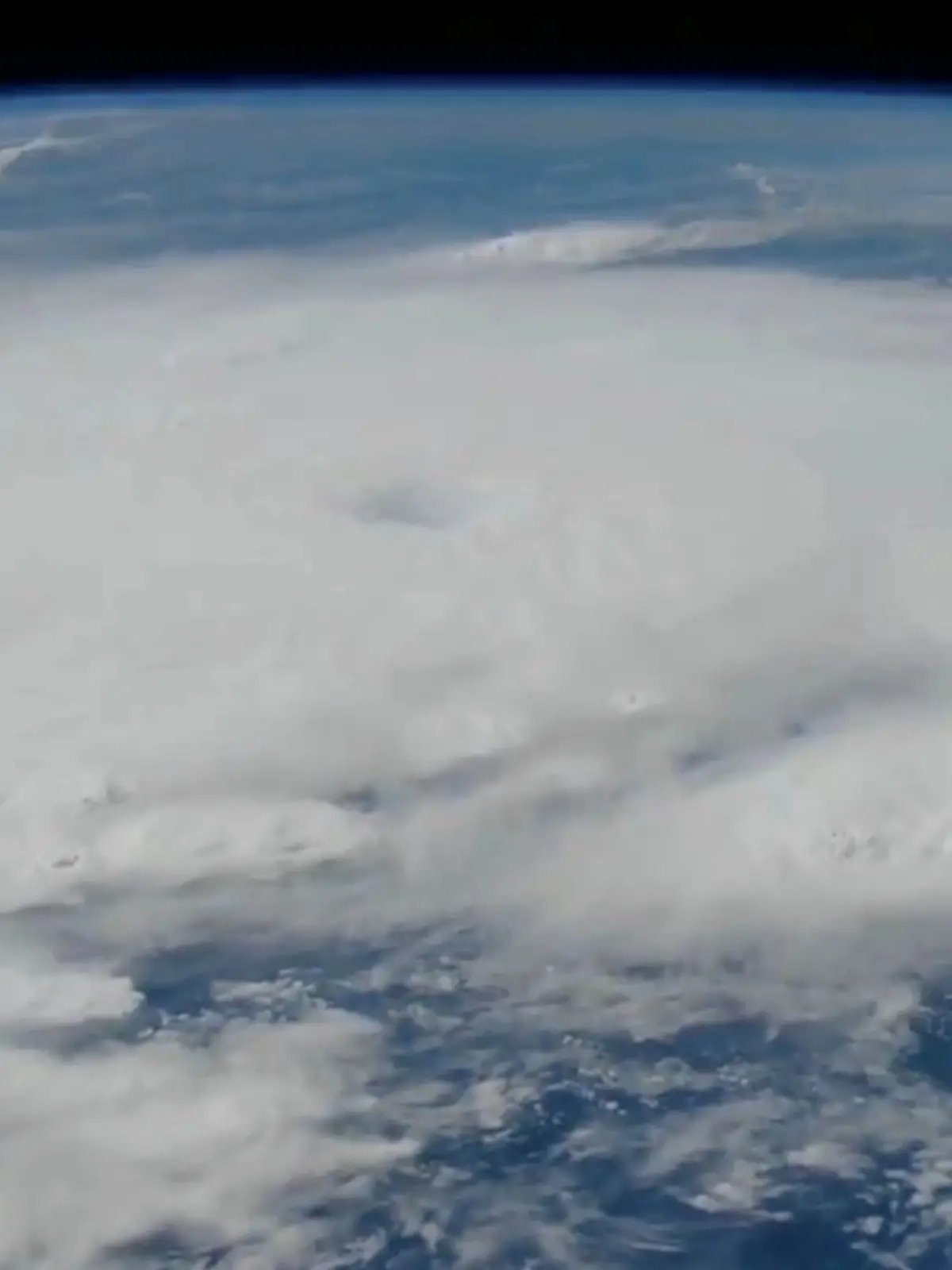 Hurricane Beryl is seen from Space