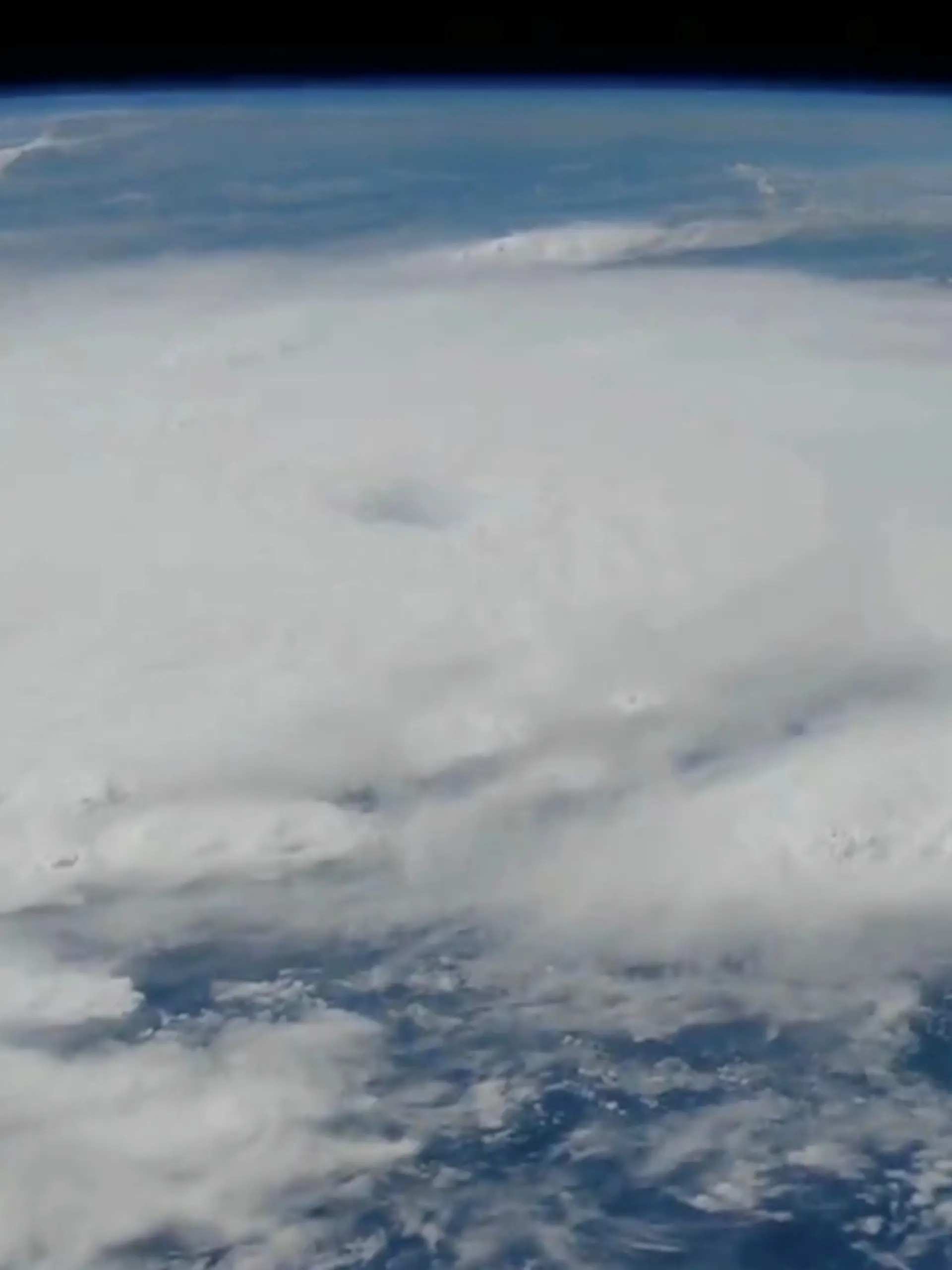 Hurricane Beryl is seen from Space