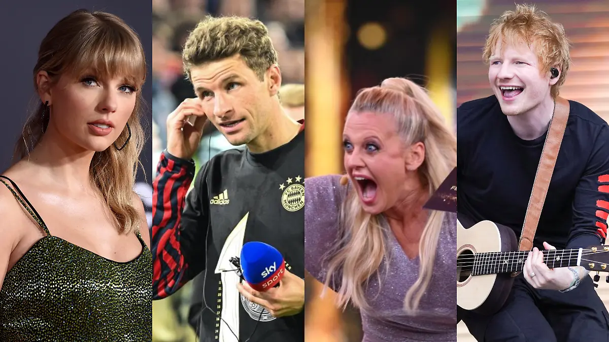 Sängerin Taylor Swift, Fußballer Thomas Müller, Moderatorin Barbara Schöneberger und Sänger Ed Sheeran haben es auf die Liste geschafft.