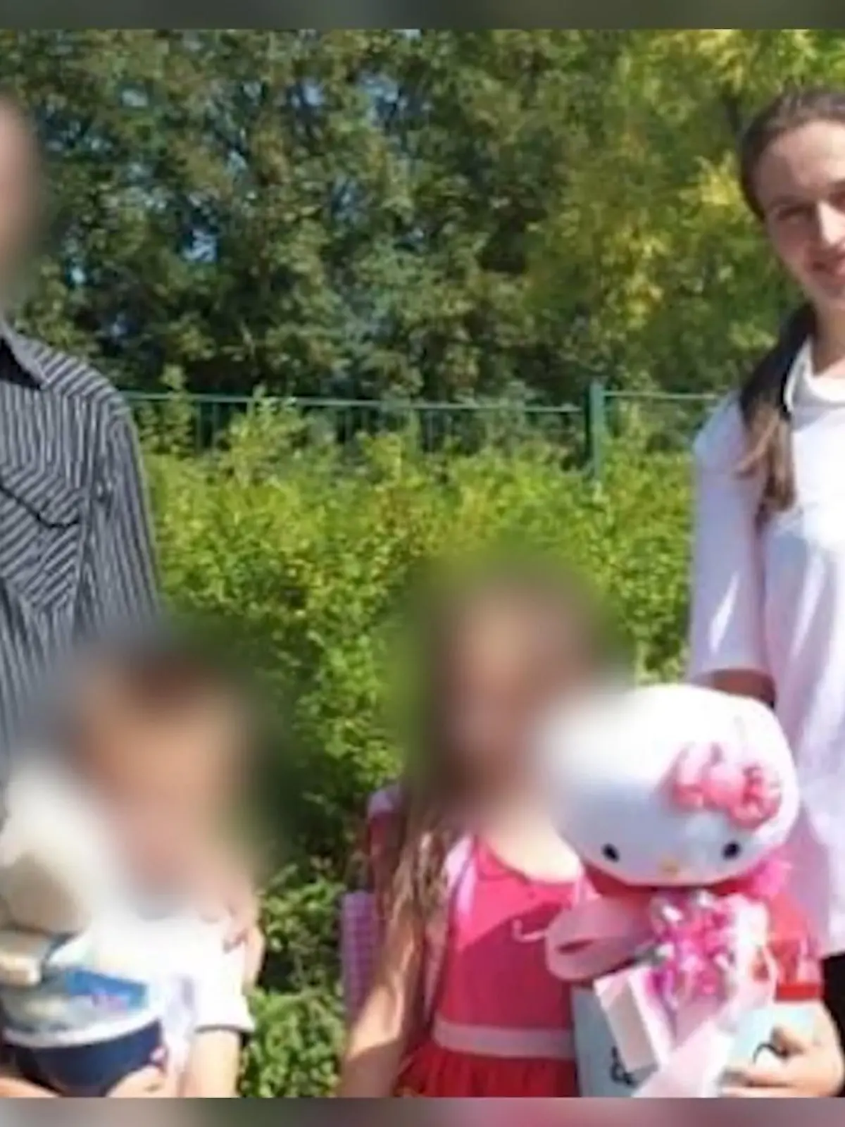 Bild aus glücklichen Tagen: David J. mit seiner Familie 