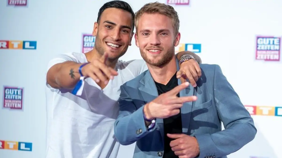 Timur Ülker und Niklas Osterloh im GZSZ-Podcast.