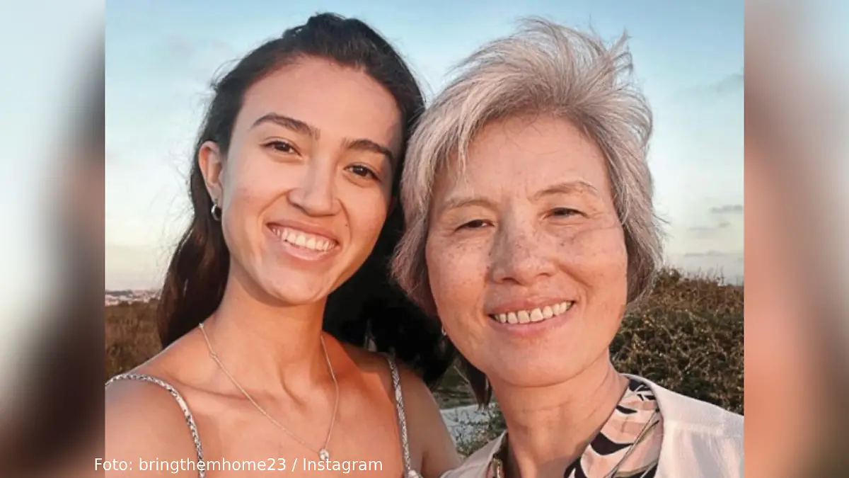 Noa Argamani mit ihrer Mutter Liora