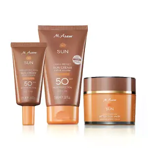 M. Asam SUN Gesicht & Körper Sonnenpflege-Set 3-teilig LSF 50