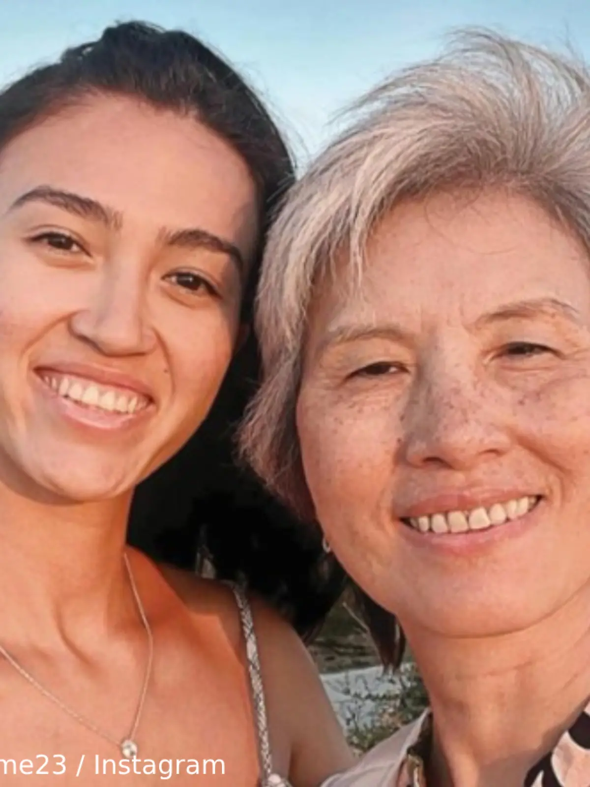 Noa Argamani mit ihrer Mutter Liora